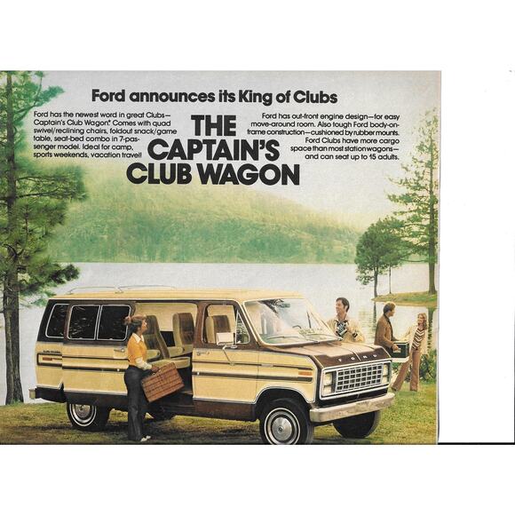 Vintage Print Ad 1978 Ford Wagon - Picture 2 of 3